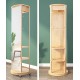 Full body mirror, floor mirror, rotating mirror for living room bedroom with multi-function hanger