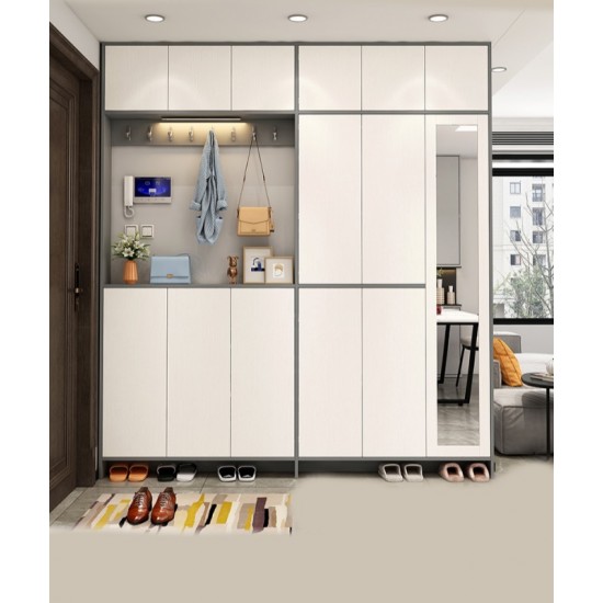 Cabinet for shoes in the hallway Light luxury slim shoe cabinet high capacity hallway cabinet