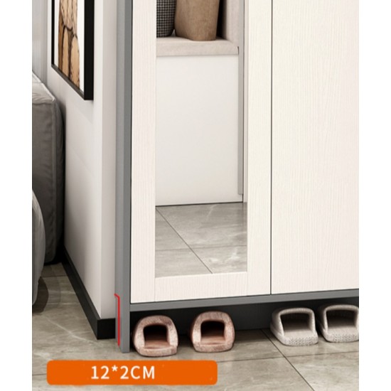 Cabinet for shoes in the hallway Light luxury slim shoe cabinet high capacity hallway cabinet