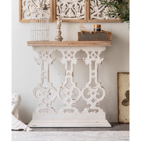 Luxury porch table, hallway table against the wall, slim French style porch table for living room