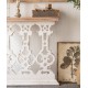 Luxury porch table, hallway table against the wall, slim French style porch table for living room