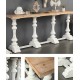 Luxury porch table, hallway table against the wall, slim French style porch table for living room