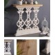Luxury porch table, hallway table against the wall, slim French style porch table for living room
