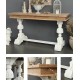 Luxury porch table, hallway table against the wall, slim French style porch table for living room