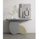 Modern porch table, solid wood porch table, creative design porch table, hallway table