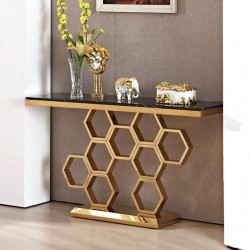 Light luxury narrow porch table, porch entrance table, creative table for hallway