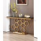 Light luxury narrow porch table, porch entrance table, creative table for hallway