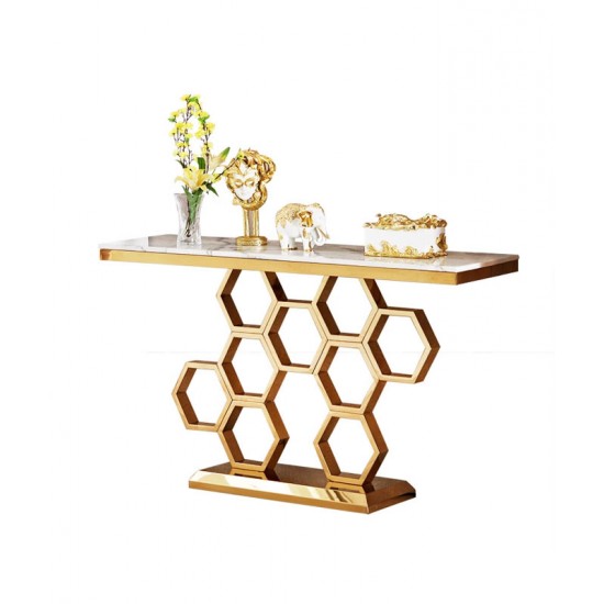 Light luxury narrow porch table, porch entrance table, creative table for hallway