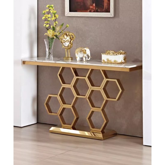 Light luxury narrow porch table, porch entrance table, creative table for hallway