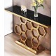 Light luxury narrow porch table, porch entrance table, creative table for hallway