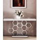 Light luxury narrow porch table, porch entrance table, creative table for hallway