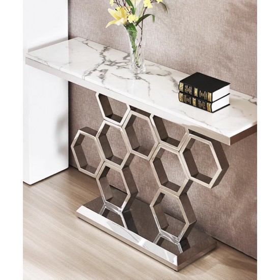 Light luxury narrow porch table, porch entrance table, creative table for hallway