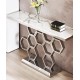Light luxury narrow porch table, porch entrance table, creative table for hallway
