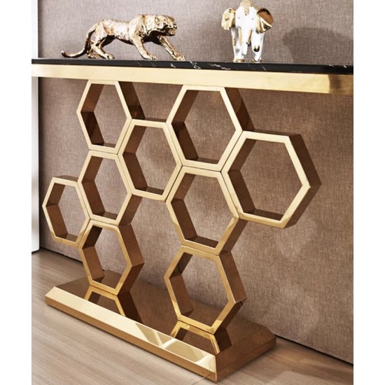 Light luxury narrow porch table, porch entrance table, creative table for hallway