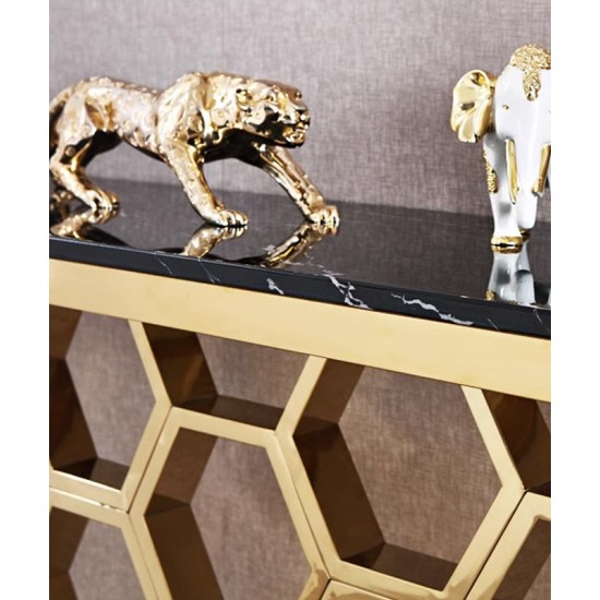 Light luxury narrow porch table, porch entrance table, creative table for hallway