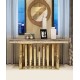 Postmodern luxury balcony table, marble balcony table, simple creative table for hallway against the wall