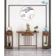 Chinese style solid wood table for hallway, solid wood porch table foyer entry home against the wall