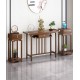 Chinese style solid wood table for hallway, solid wood porch table foyer entry home against the wall