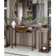 Chinese style solid wood table for hallway, solid wood porch table foyer entry home against the wall