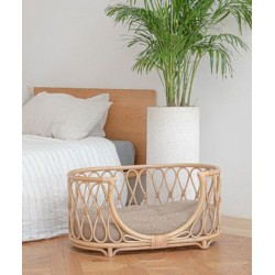 Forest rattan bed handmade for a pet,a bed for cats and dogs