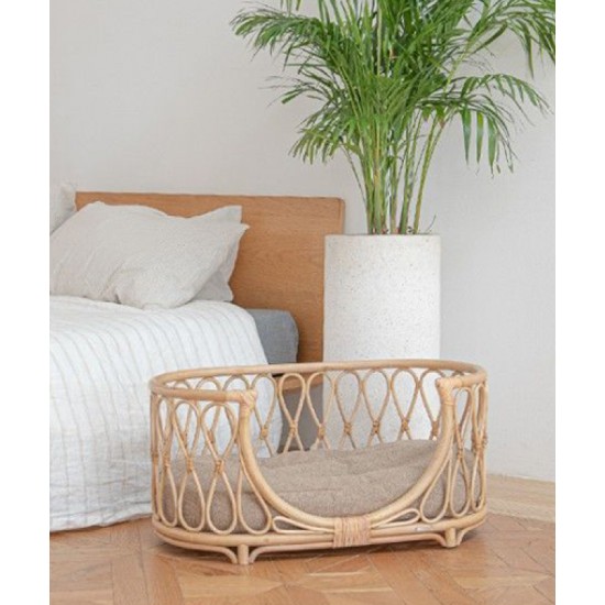 Forest rattan bed handmade for a pet,a bed for cats and dogs