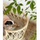 Forest rattan bed handmade for a pet,a bed for cats and dogs