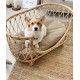 Forest rattan bed handmade for a pet,a bed for cats and dogs