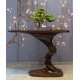 Creative luxury solid wood table Exquisite veranda console Modern quality foyer table
