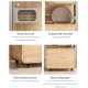 Luxury pet cage made of high quality material with the possibility of convenient feeding Cozy Pet cabinet with thickened tempered glass