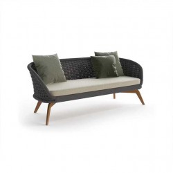 Scandinavian outdoor sofa, rattan chair combination coffee table, rocking chair for garden