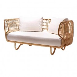 Rattan woven sofa and chair, outdoor sofa with tea table combination, chair, furniture for balcony