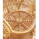 Creative rattan furniture peacock design chair, bedroom living room chair, Scandinavian chair