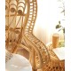 Creative rattan furniture peacock design chair, bedroom living room chair, Scandinavian chair