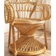 Creative rattan furniture peacock design chair, bedroom living room chair, Scandinavian chair