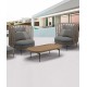 High-end outdoor sofa, coffee table combination, lounge sofa chair furniture