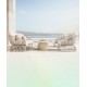 Creative rattan and aluminum chair, outdoor sofa garden furniture, sun and waterproof outdoor sofa