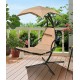 A chair for the balcony, a chair with a cradle attached to a hanging basket, an outdoor swing