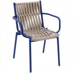 Outdoor table and chair, Nordic rattan chair for outdoor terrace, garden, balcony, water resistant, sun protection table and chair