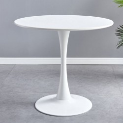 Small ro,und table modern simple white negotiation table, Nordic balcony coffee table
