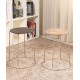 Comfortable folding rattan small round stool, dining table stool modern rattan economic seat