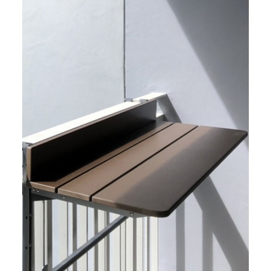 Lift and tilt table hanging for balcony railing, hanging small apartment computer table,  small bar creative lifting folding desk for outdoor