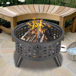 Outdoor barbecue fireplace for camping trips and garden delights, fireplace for memorable gatherings