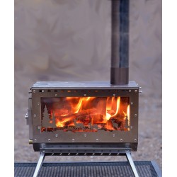 Fueling adventure, enhancing outdoor camping with an outdoor camping wood stove and stainless steel folding stove