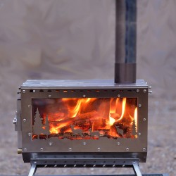 Fueling adventure, enhancing outdoor camping with an outdoor camping wood stove and stainless steel folding stove