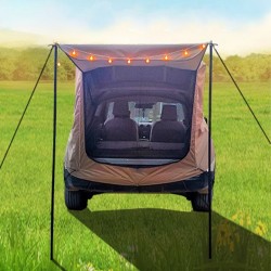 The light roof tent that can be attached to the back of the car, an affordable tent that provides comfort for traveling