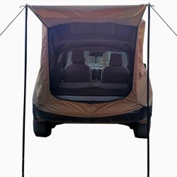 The light roof tent that can be attached to the back of the car, an affordable tent that provides comfort for traveling
