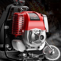 Versatile powerhouse, gasoline-powered multifunctional lawn mower for effortless lawn maintenance