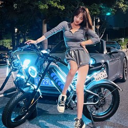 Off-road Electric Bicycle, Shock Absorbing Battery, Boost Electric Mountain Bike, Snow 20 Inch Fat Tire