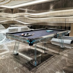 High quality crystal billiard table, Luxury billiards,Commercial marble billiard table