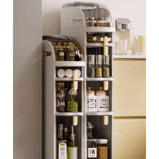 A versatile and functional storage cabinet, a must-have for organized spaces, ideal for bathroom, kitchen and toilet storage needs